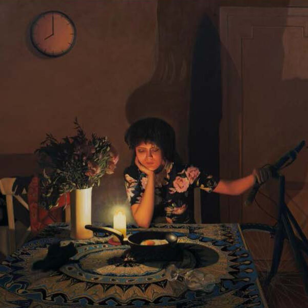 At 8 PM 146x115 cm, oil on Canvas, 2021