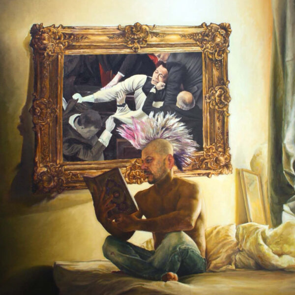 Read 100X130 cm, oil on canvas, 2015